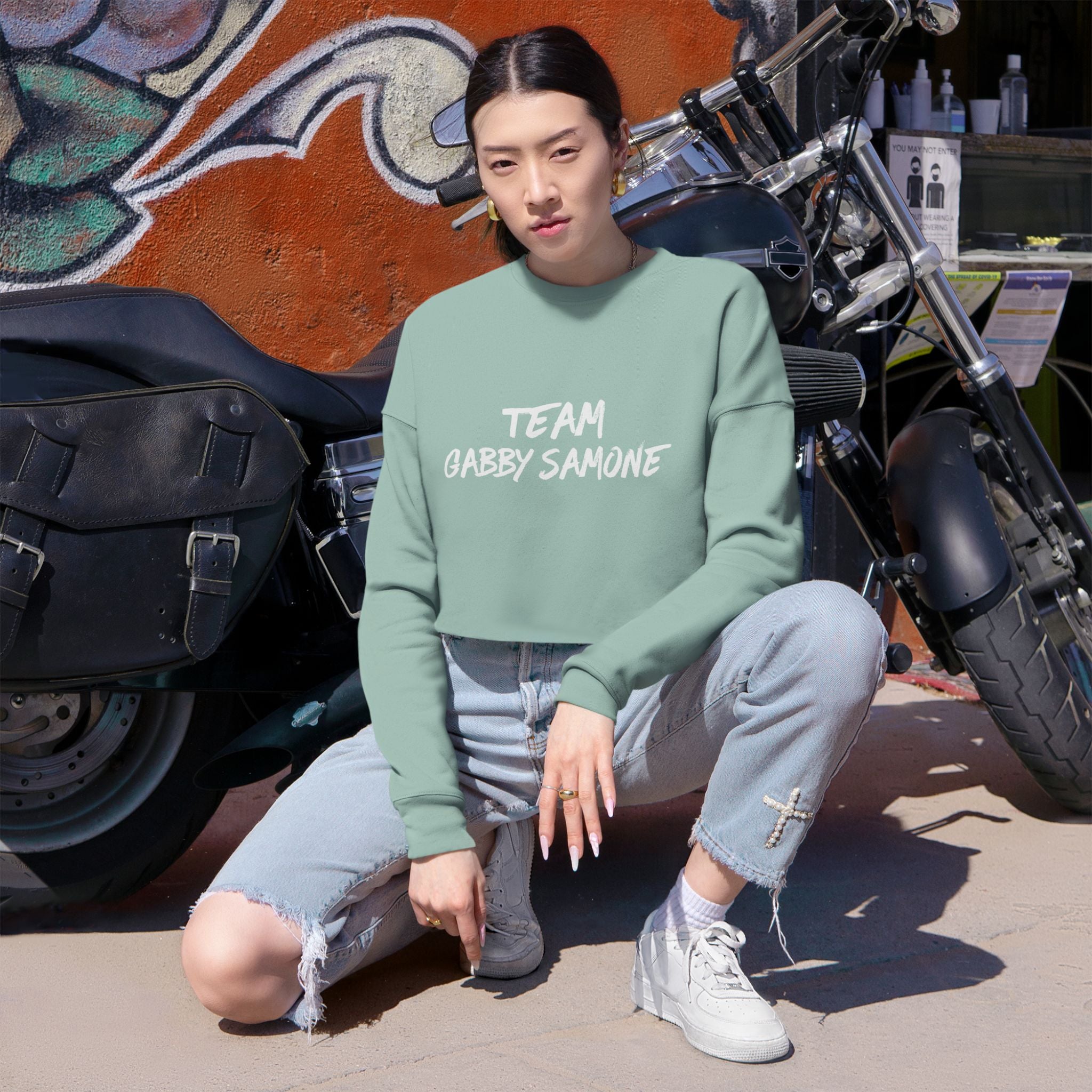 Team Gabby Samone Cropped Sweatshirt