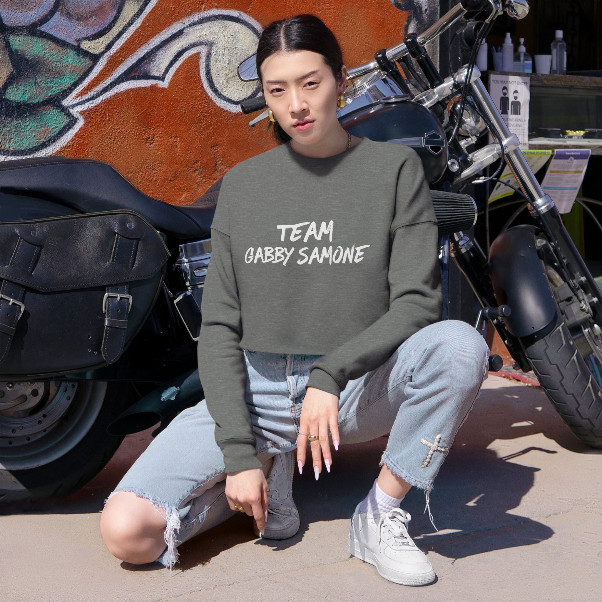 Team Gabby Samone Cropped Sweatshirt
